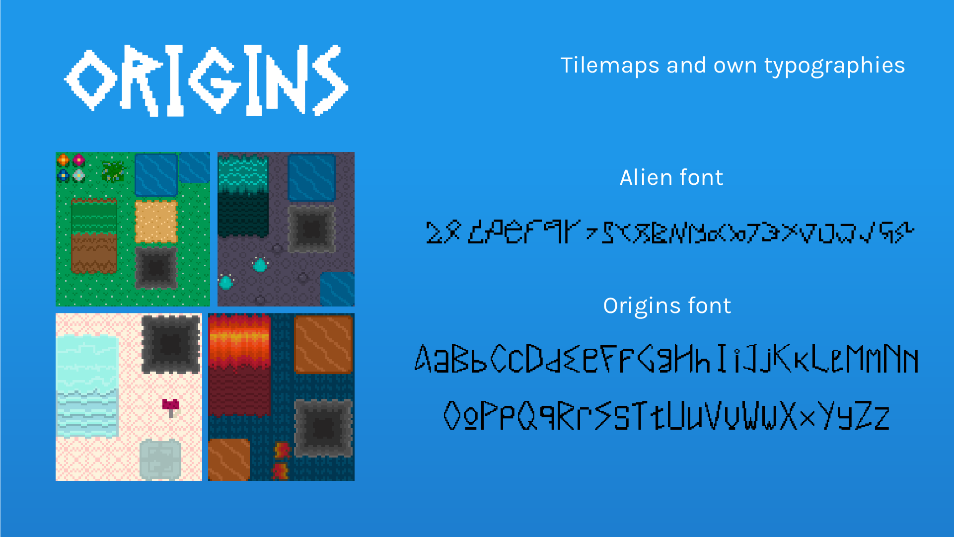Tilemaps and self typographies